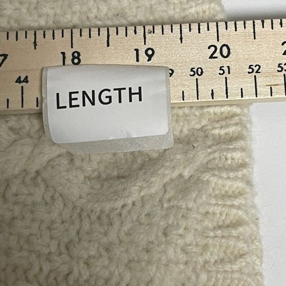 Paul James Vintage Womens 100% Wool Chunky Cable Knit Sweater Size L Fisherman - Picture 11 of 15